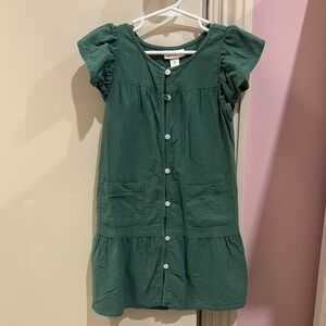 Kids Dress with Ruffle Sleeves